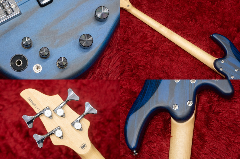 EDWARDS E-BB-145 Satin Burner Blue ベース EDWARDS E-BB-145 Satin Burner Blue】 #espguitars #edwards