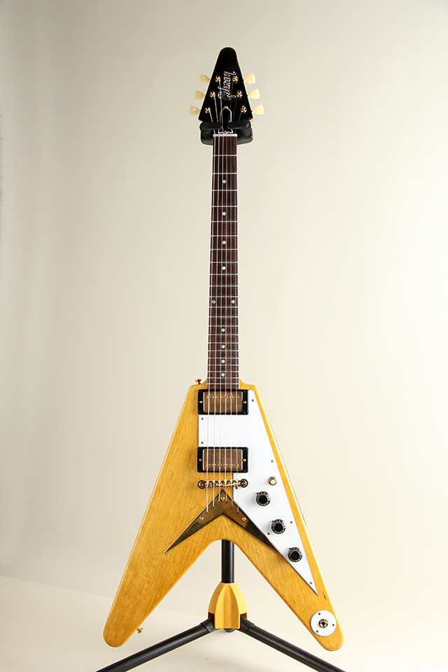 Gibson Custom Shop 1958 Korina Flying V Reissue VOS Natural White