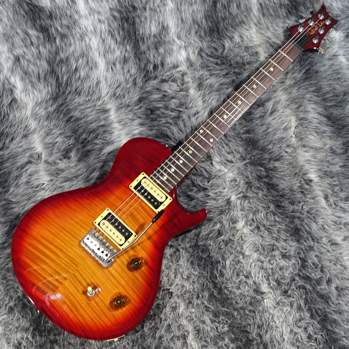 Paul Reed Smith(PRS) Singlecut Trem 10Top Dark Cherry Wraparound