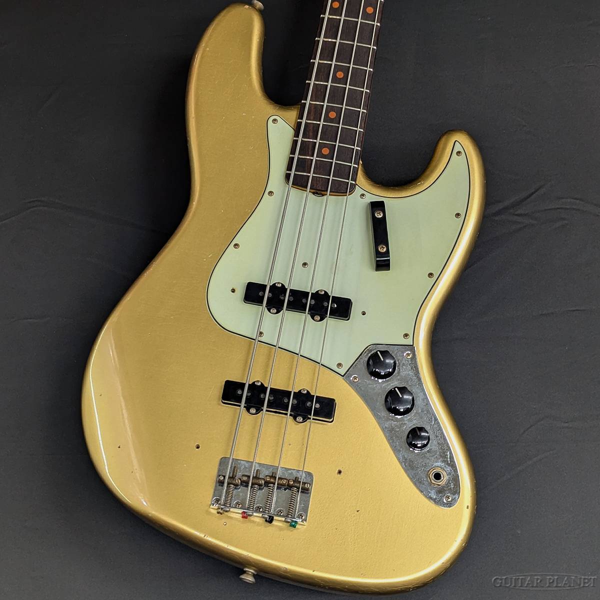 Fender Custom Shop 1963 Jazz Bass Journeyman Relic -Aged Aztec