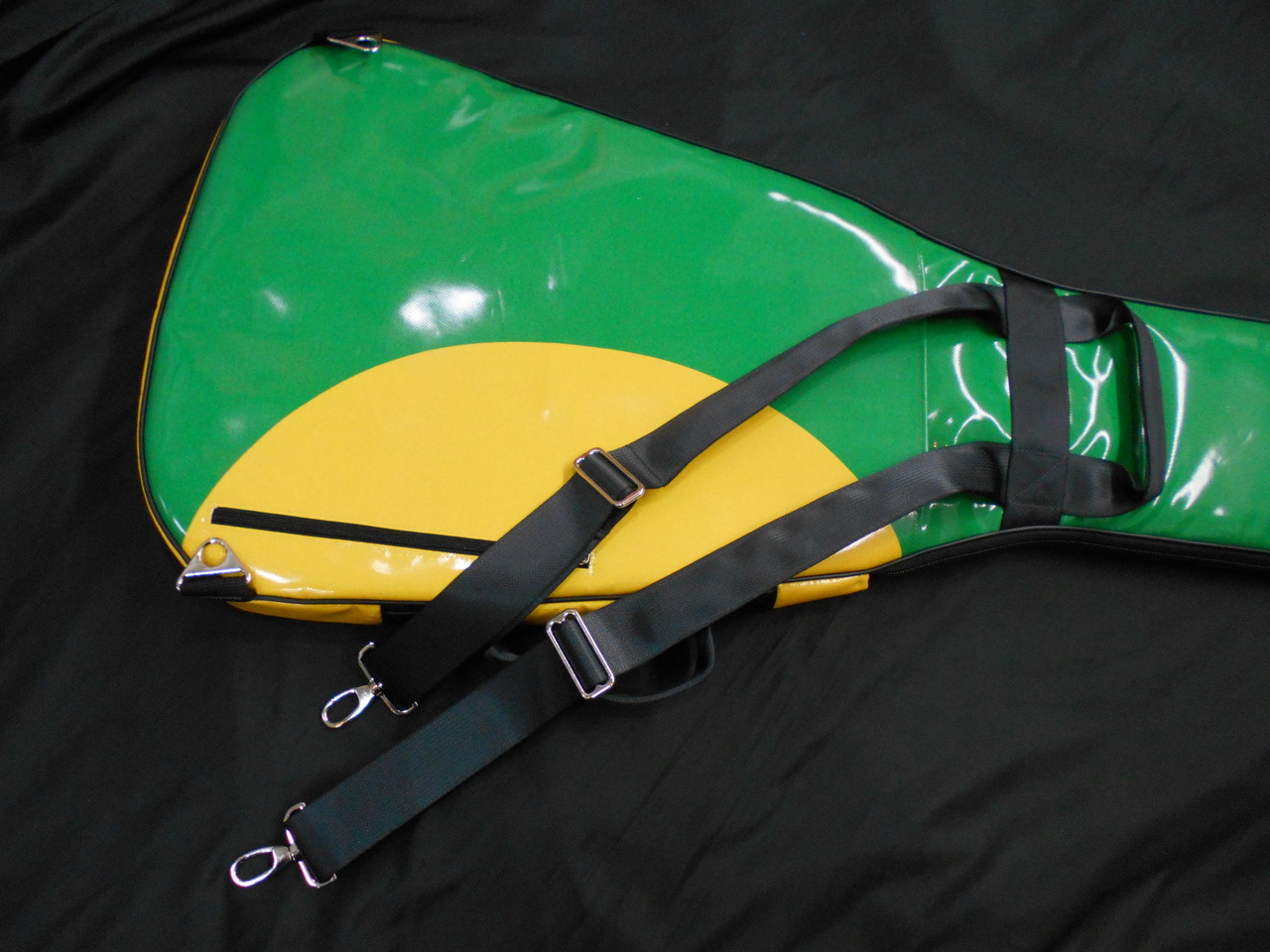 Crea-re Studio Sleeve Guitar Case/Green×Yellow (クレアリ ギター