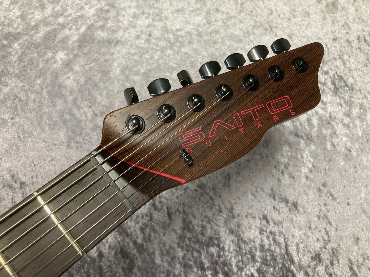 SAITO GUITARS S-724 HH Red Granite【7弦】（新品）【楽器検索