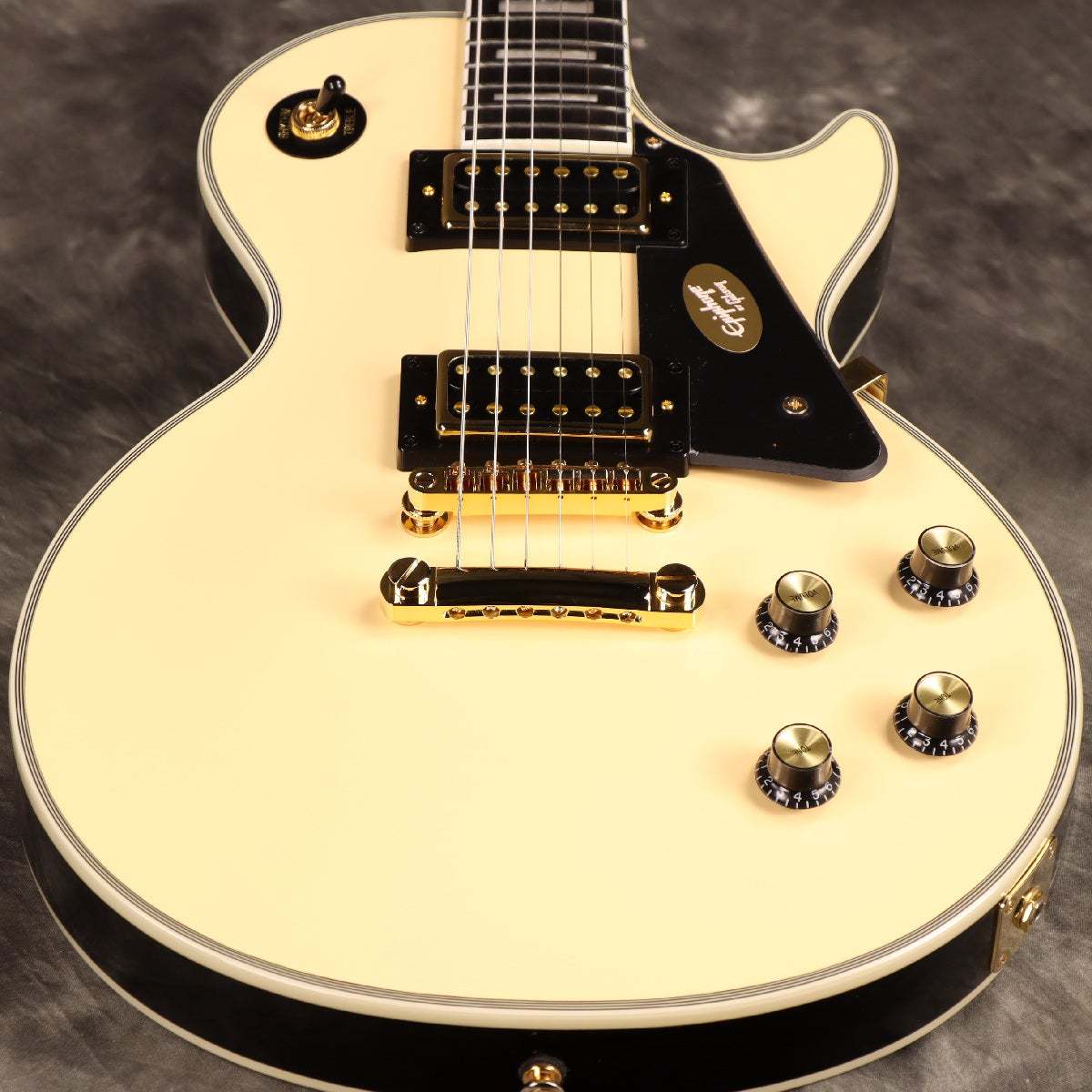 Epiphone Inspired by Gibson Les Paul Custom Black Back Antique