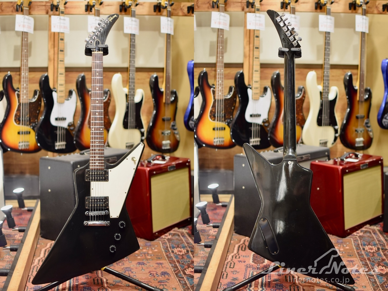 Explorer Gibson 1992 【1992年製】 Ebony Re-issue Explorer Gibson — Fret Wye ギター