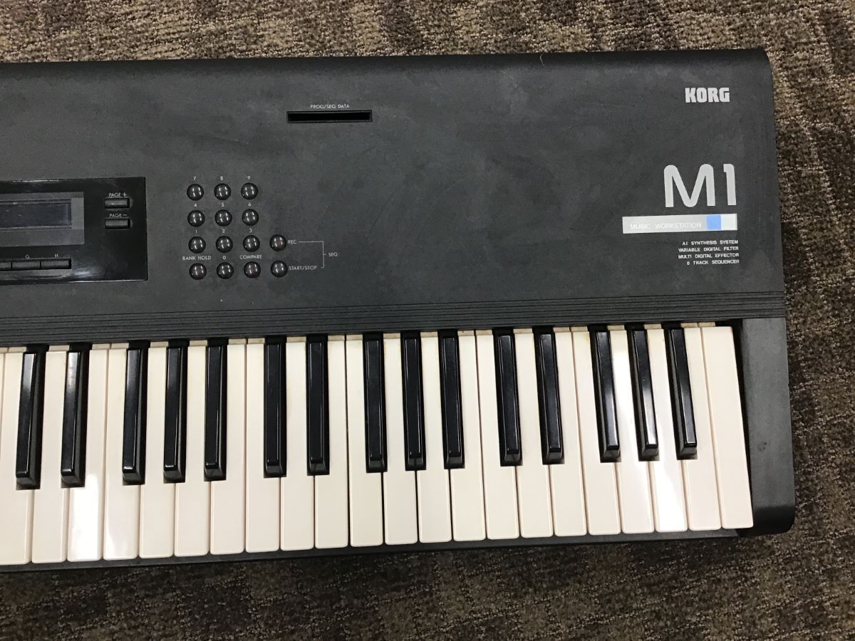 KORG M1 EX 90年代シンセサイザー 液晶パネル換装済 動作品 - 鍵盤楽器