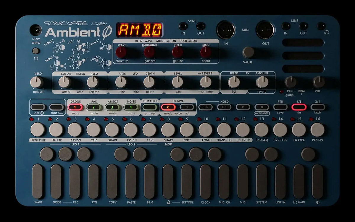 SONICWARE LIVEN Ambient (zero) サウンドスケープ シンセサイザーLVN