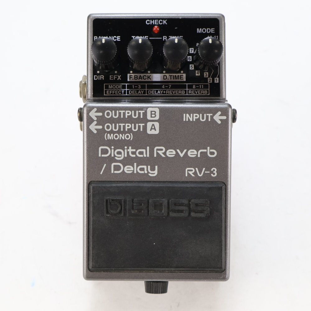 BOSS 【中古】 デジタルリバーブ ディレイ エフェクター BOSS RV-3