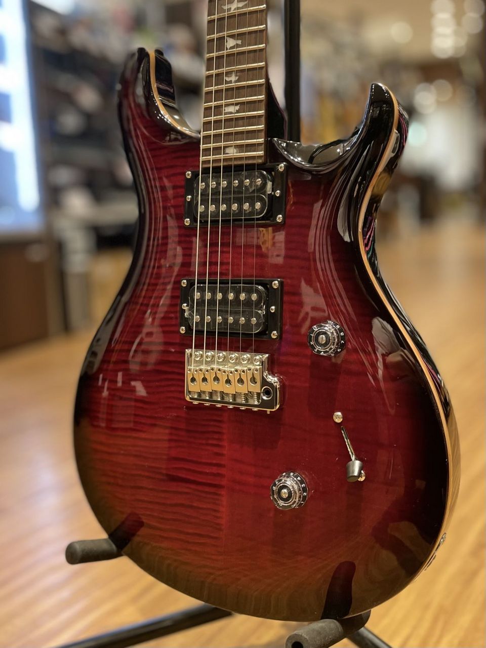 PRS SE Custom 24 レッド エレキギター PRS SE Custom24 Fire Red Burst エレキギター ポールリード