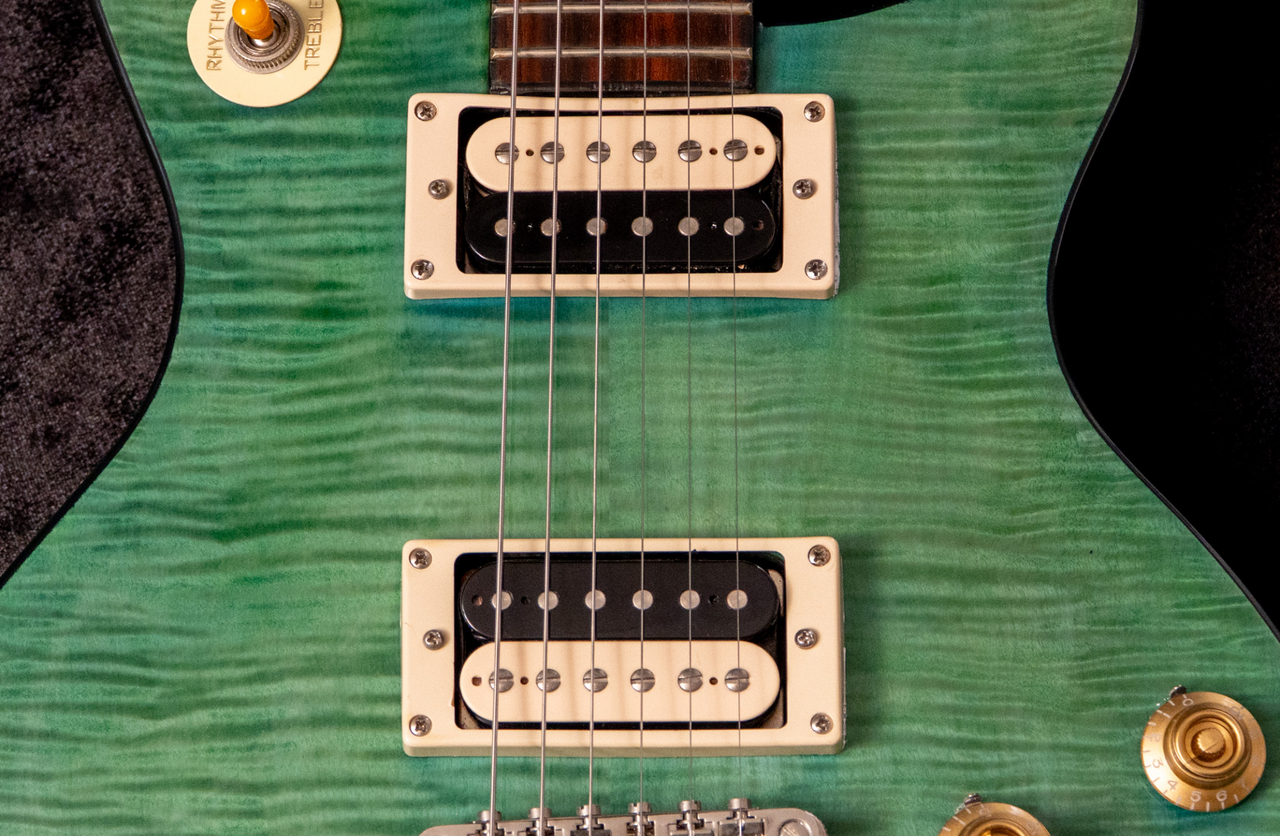 Epiphone Tak Matsumoto DC Standard Plus Top Aqua Blue 2013 3.62kg