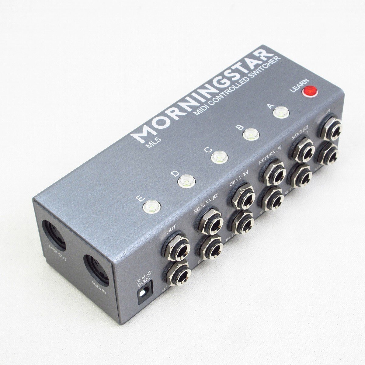 Morningstar ML5 MIDI-Controlled 5 Loop Switcher 5ループ