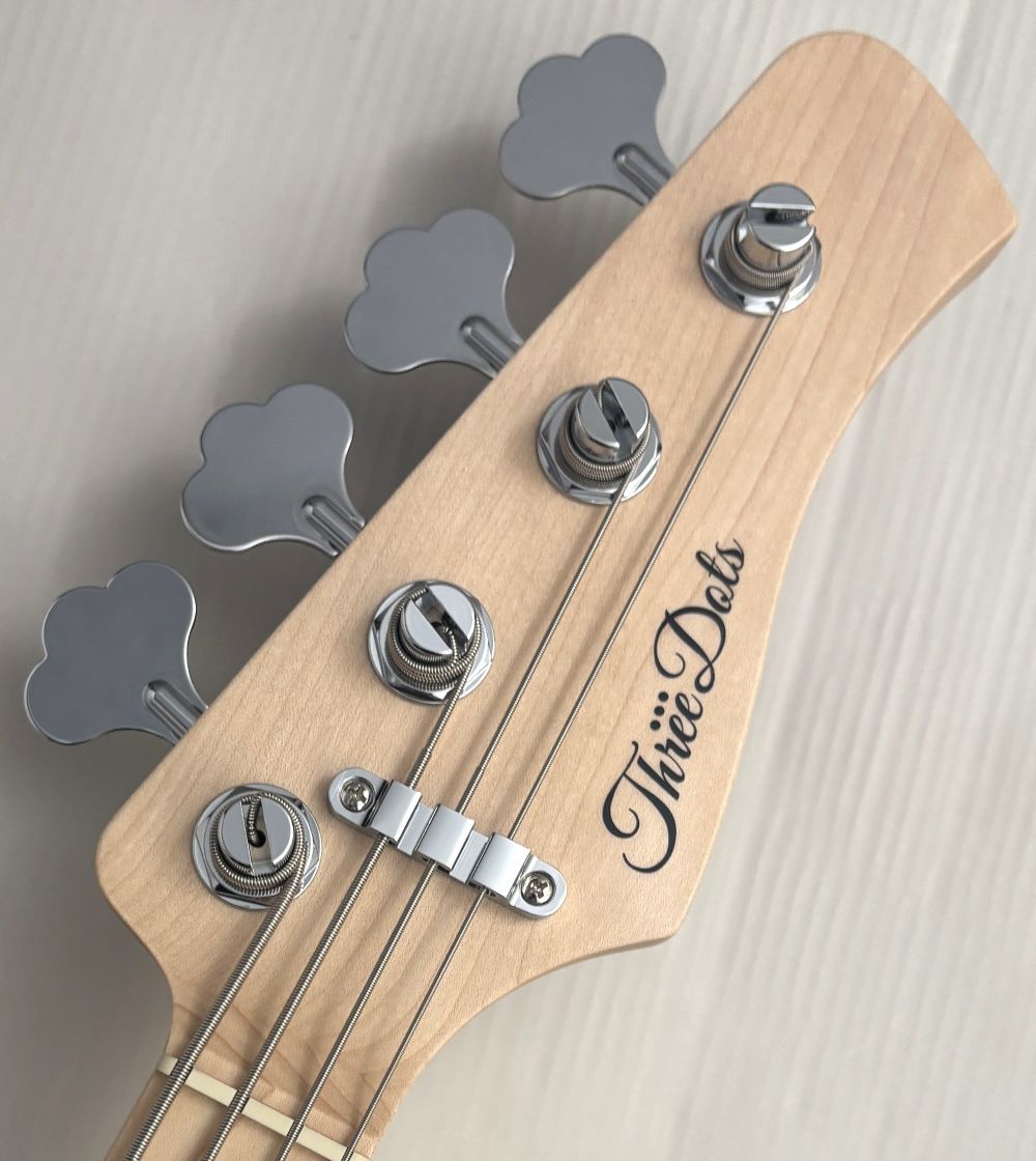 Three Dots Guitars JB Ash/Maple -Trans White- 【NEW】（新品