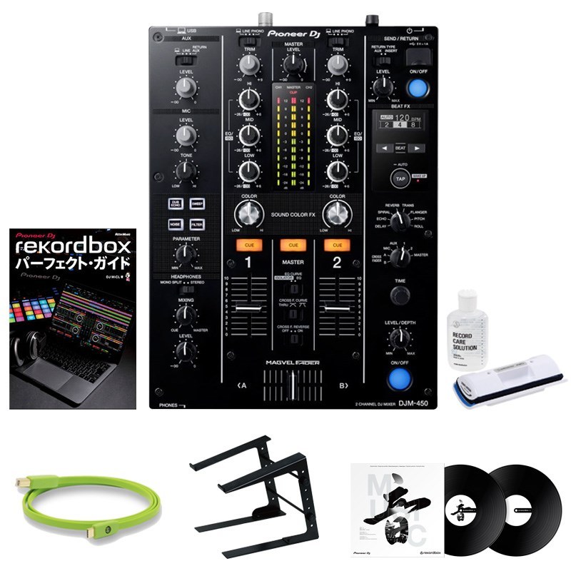 Pioneer Dj DJM450 【DJ必需品5大特典セット】【rekordbox対応 2ch DJ 