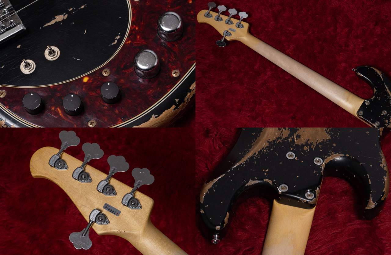 Xotic XP-1T 5st Black Heavey Aged Alder R 4.390kg #241【GIB横浜