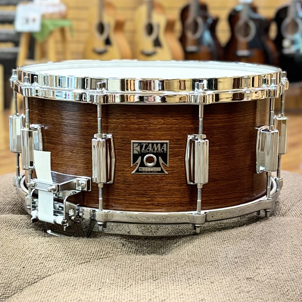 【希少なローズウッド】スネアドラム(TAMA) TAMA 50th Anniversary Limited Mastercraft Rosewood Reissue