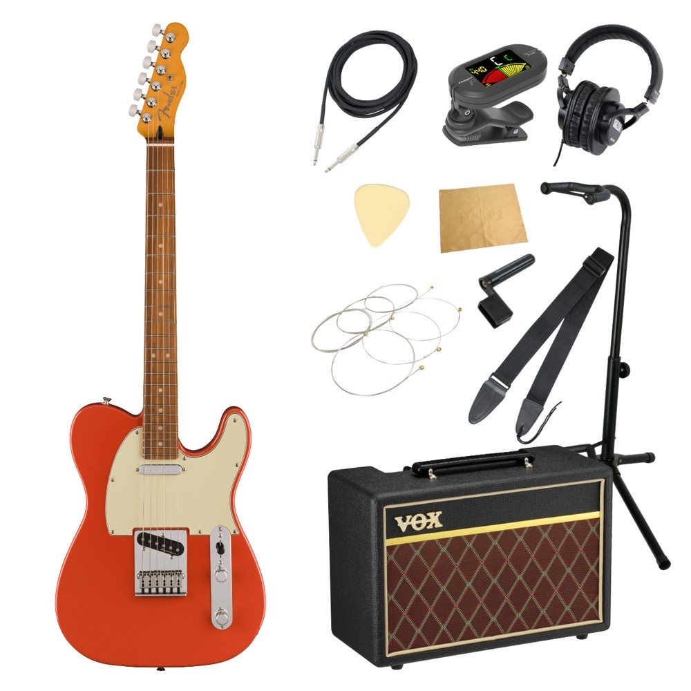 Fender フェンダー Player Plus Telecaster PF FRD エレキギター VOX ...