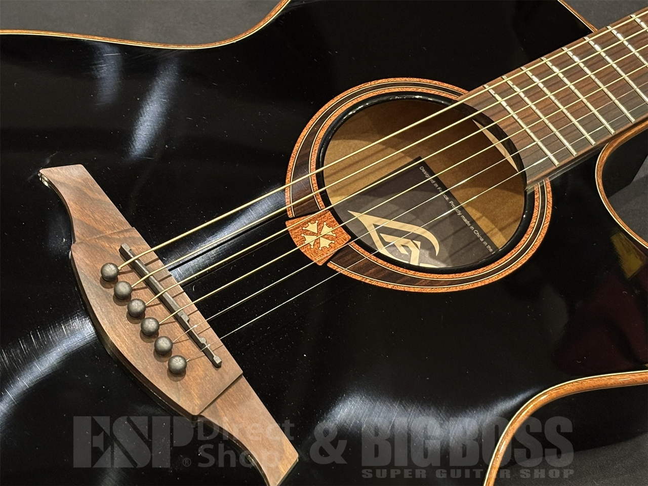 LAG Guitars T118ASCE / Black（新品/送料無料）【楽器検索