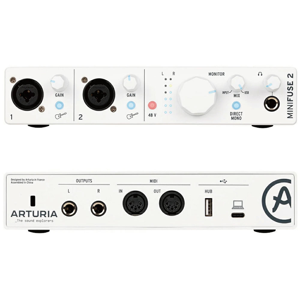 DTM・DAW ARTURIA MINIFUSE2 WH MiniFuse 2 - Fexible Dual Audio