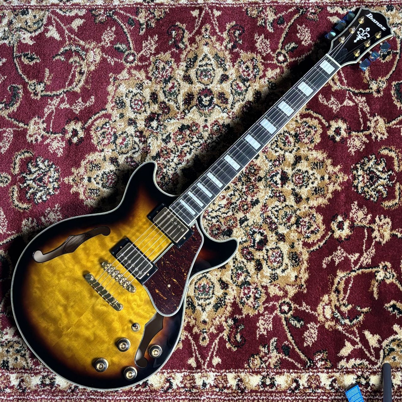 Ibanez AM93QM AYS Antique Yellow Sunburst【現物写真 / 3.36kg