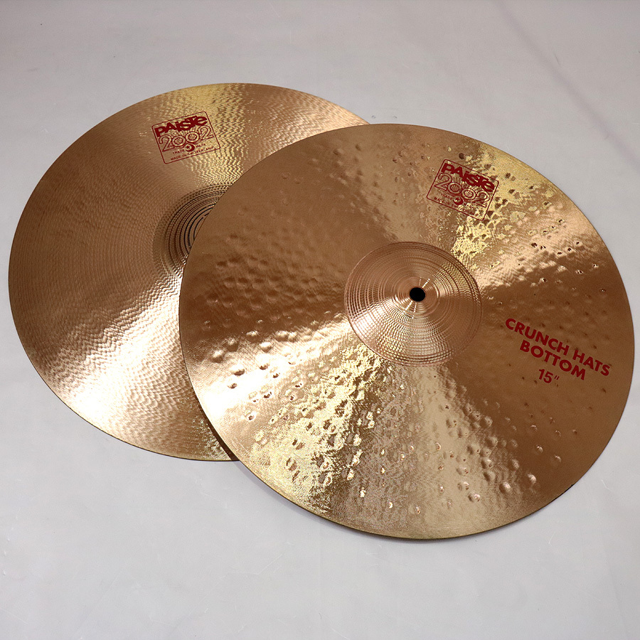 PAiSTe 2002 15 CRUNCH HATS 15” パイステ ハイハットシンバル