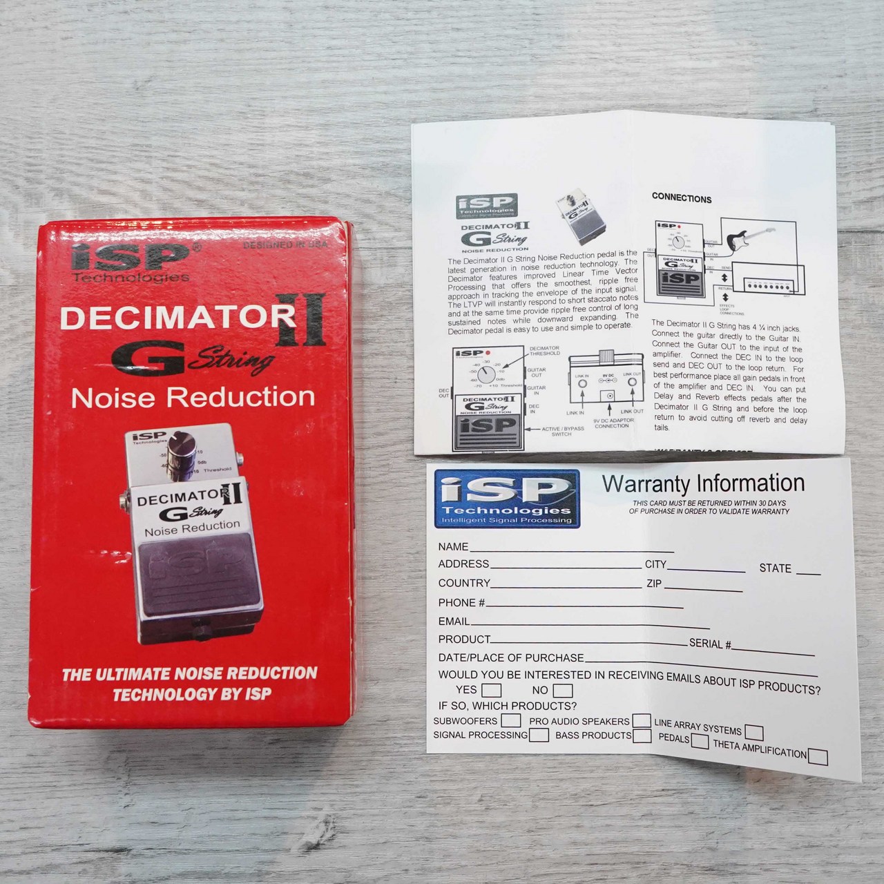 iSP Decimator II G-String ギター エフェクター Amazon | ISP Technologies Decimator II G String Noise