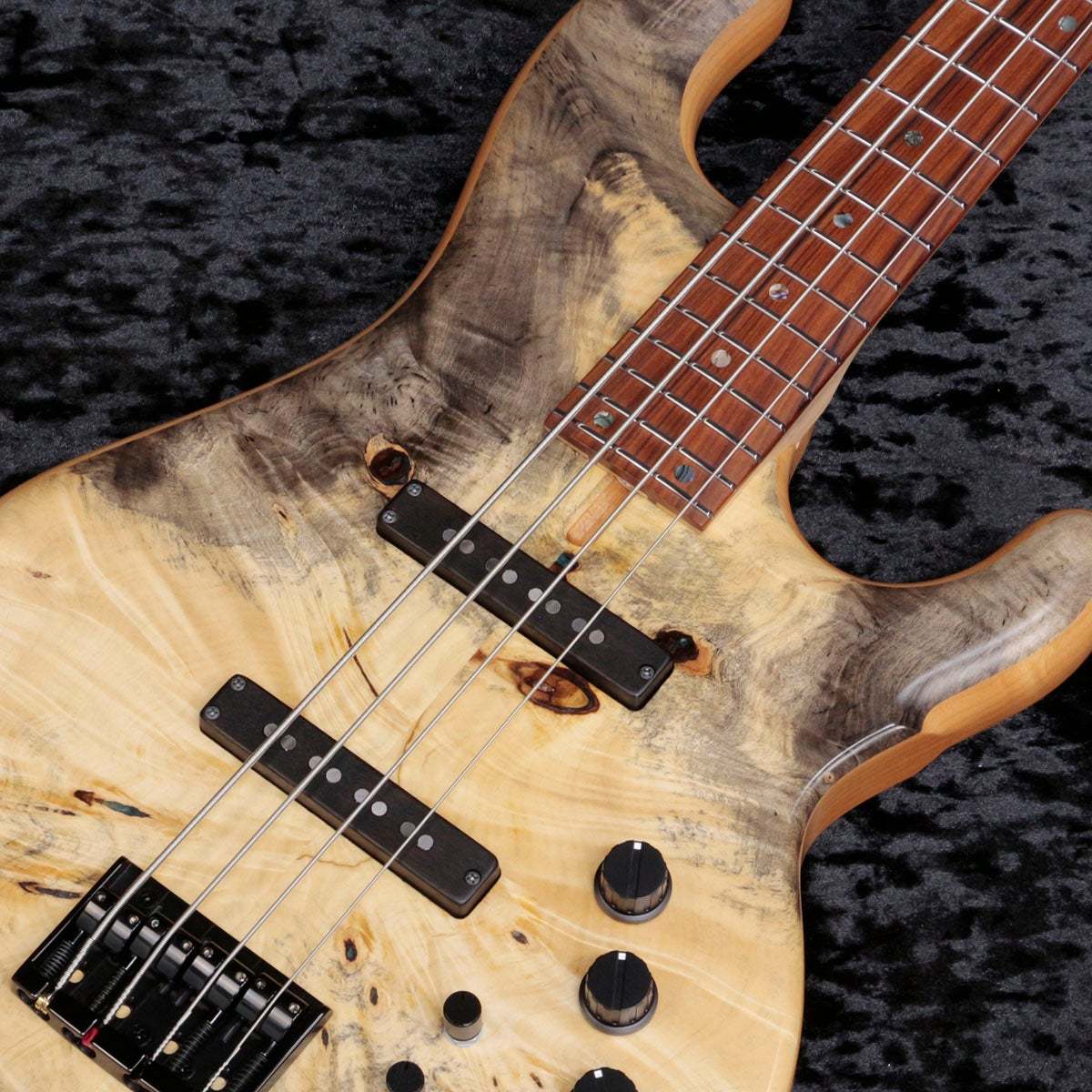 し*ま様 dragonfly CS-4 CUSTOM エレキベース 本体　1本物 dragonfly CS-4 CUSTOM Buckeye Burl Top 【新宿店】（中古/送料無料