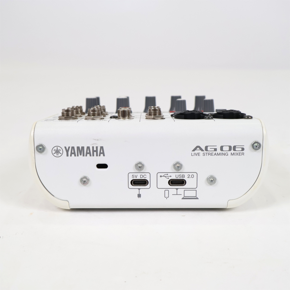 【開封済、未使用品】 YAMAHA AG06MK2 ホワイト 中古】YAMAHA / AG06MK2 White 【梅田店】 | イシバシ楽器