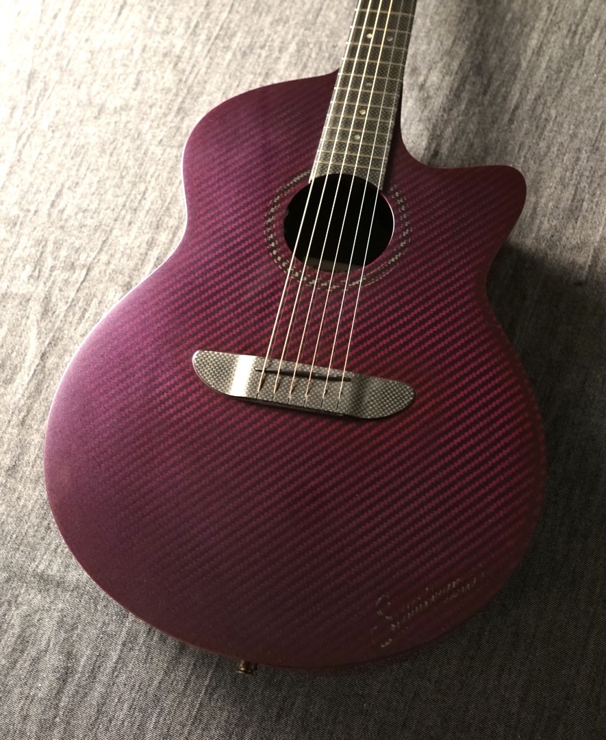 炭丸 Carbon Fiber Guitar Cutaway Purple Burst【紹介演奏動画 