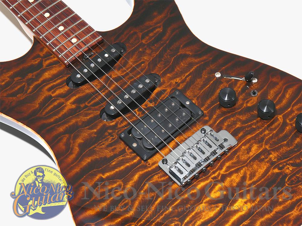 Sadowsky NYC NYC 2003 Standard Style Strat QMT (Tigers Eye)（中古