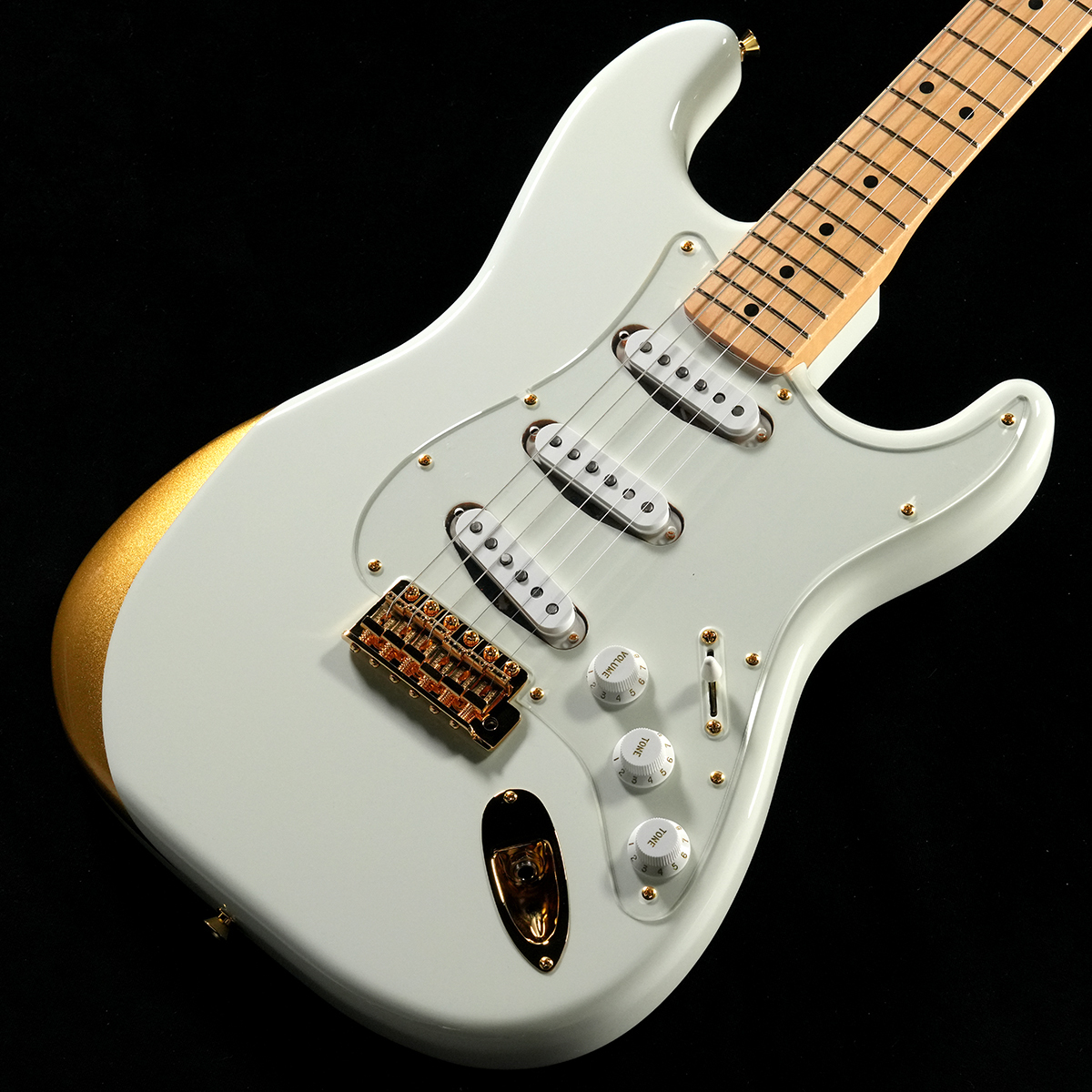 Fender Ken Stratocaster Experiment #1 Maple Original White