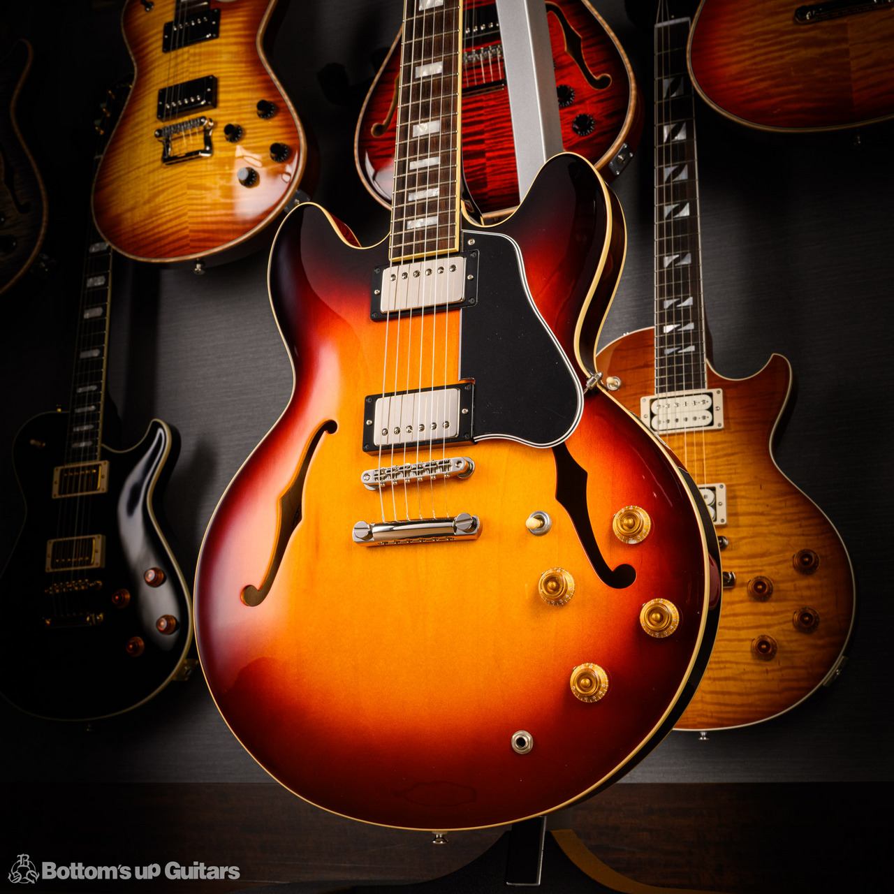 Three Dots Guitars スリードッツ SH Model - 60's Sunburst / 新品