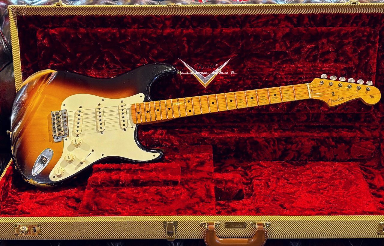 レリック仕様⭐︎ストラトキャスター サンバースト Fender Custom Shop 1957 Stratocaster Relic / Wide Fade