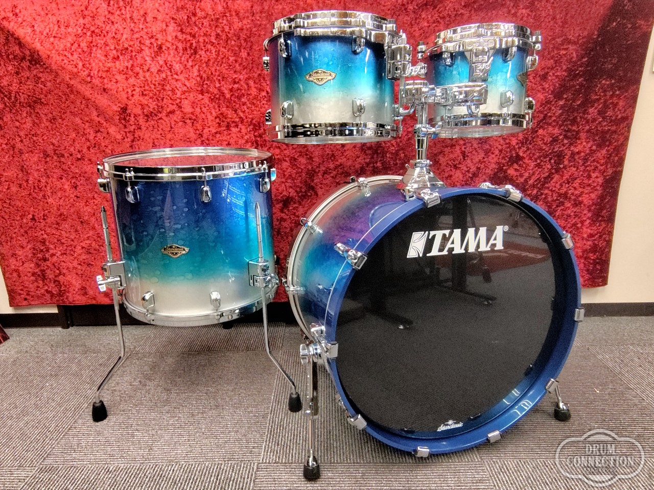 Tama Starclassic Walnut / Birch 4pcs -Molten Blue Ice Fade-（新品