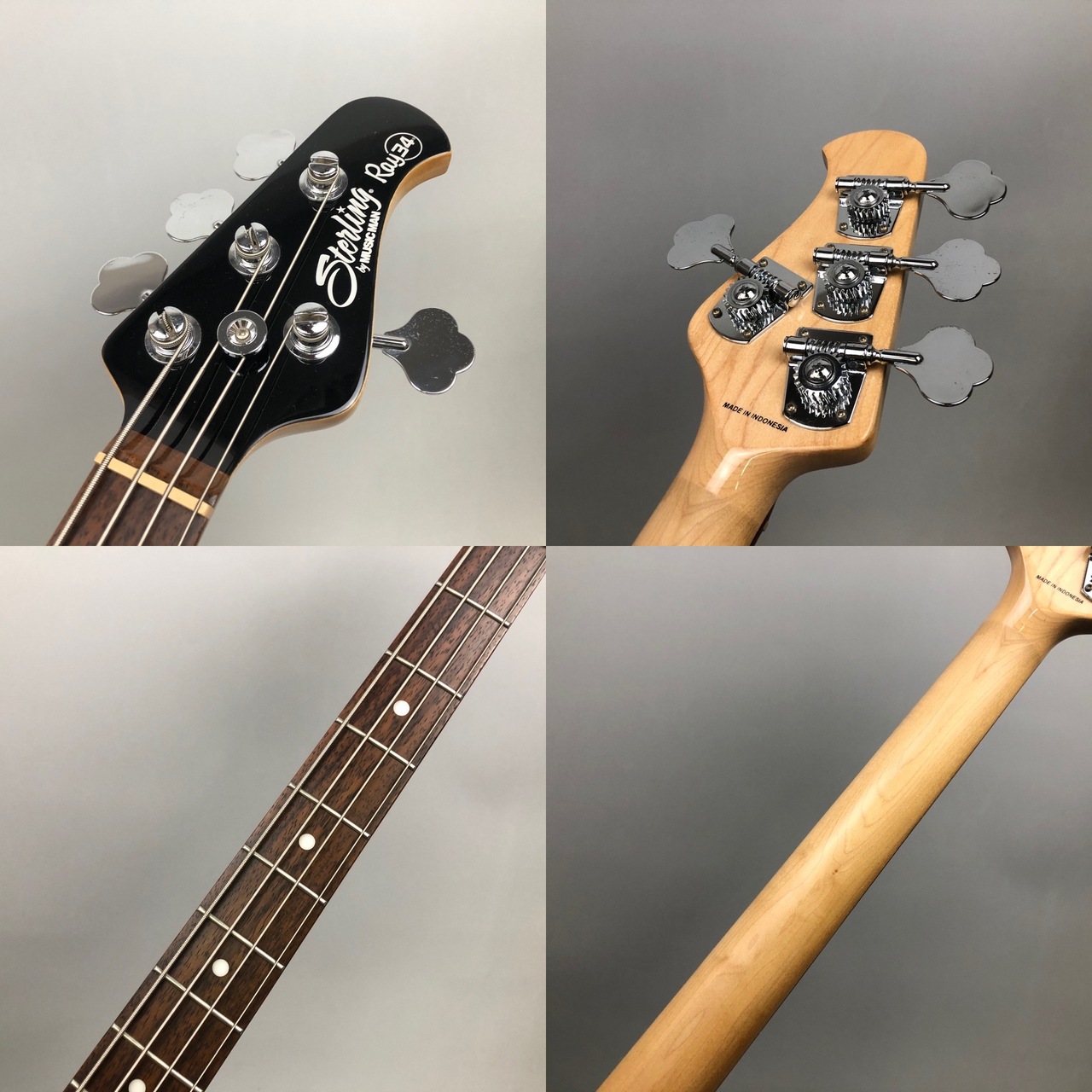Sterling by MUSIC MAN RAY34 BLK Ash（中古/送料無料