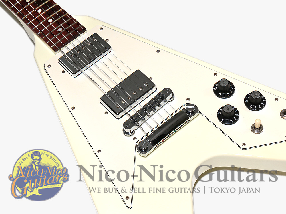 【ギブソンUSA】フライングV クラシックホワイト（ハードケース付） Gibson USA 2015 Flying V Japan Limited (Classic White)（中古