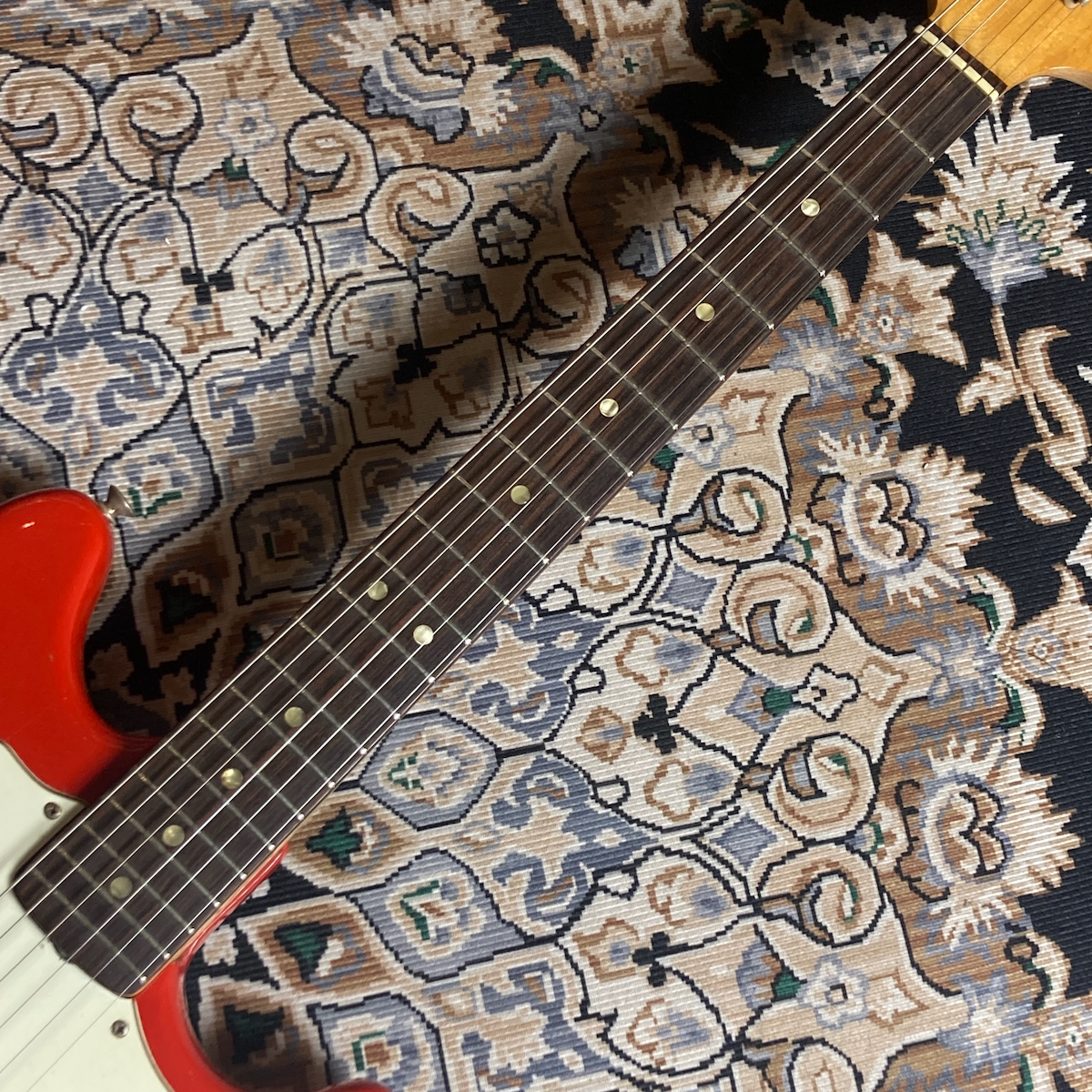 Fender Bronco Red 1972 w/ Late 70s Hard Case（ビンテージ）【楽器