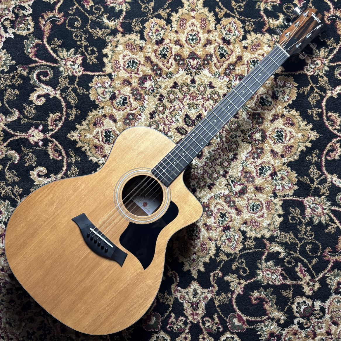 K*様 【中古品】Taylor アコースティックギター114ce es2(エレア Taylor 【現物画像】 中古 114ce 純正ギグケース付属 エレアコ（中古