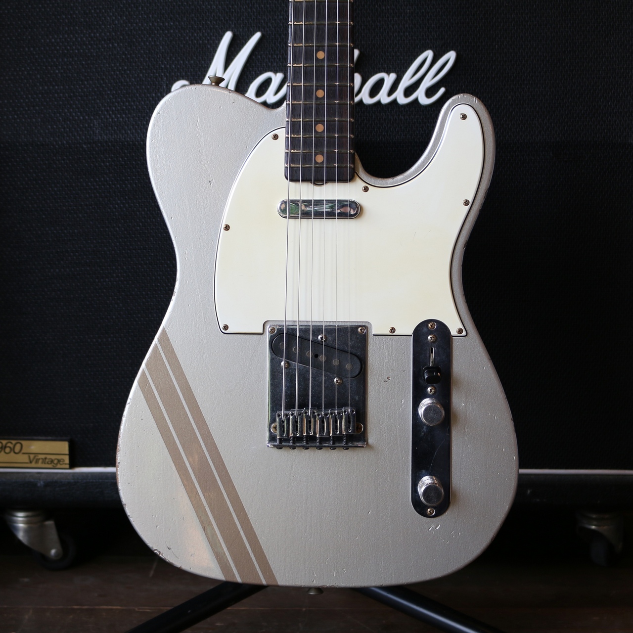 Fender Custom Shop 1963 Telecaster Journeyman Relic Inca Silver 