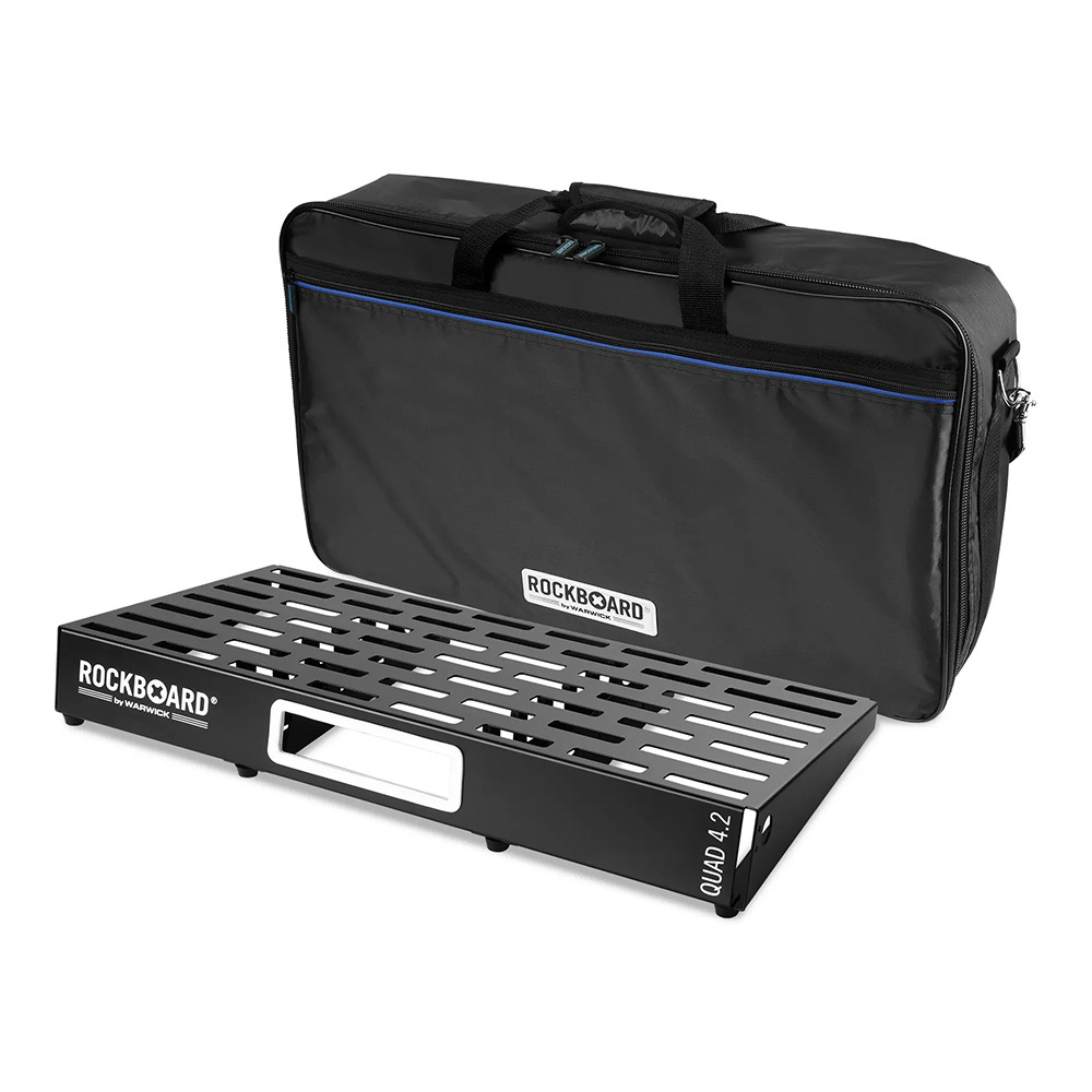ROCKBOARD by WARWICK QUAD 4.2, Pedalboard with Gig Bag [RBO B 4.2