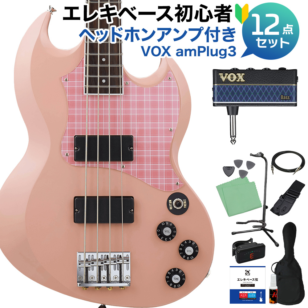 BanG Dream! VIPER BASS Rimi ベース 初心者セット ヘッドホンアンプ付 ESP×バンドリ 牛込りみ （新品/送料無料）【楽器検索デジマート】