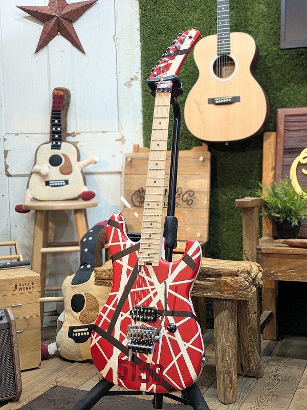 ギター EVH Striped Series 5150 EVH Striped Series 5150 Maple Fingerboard -Red with Black and