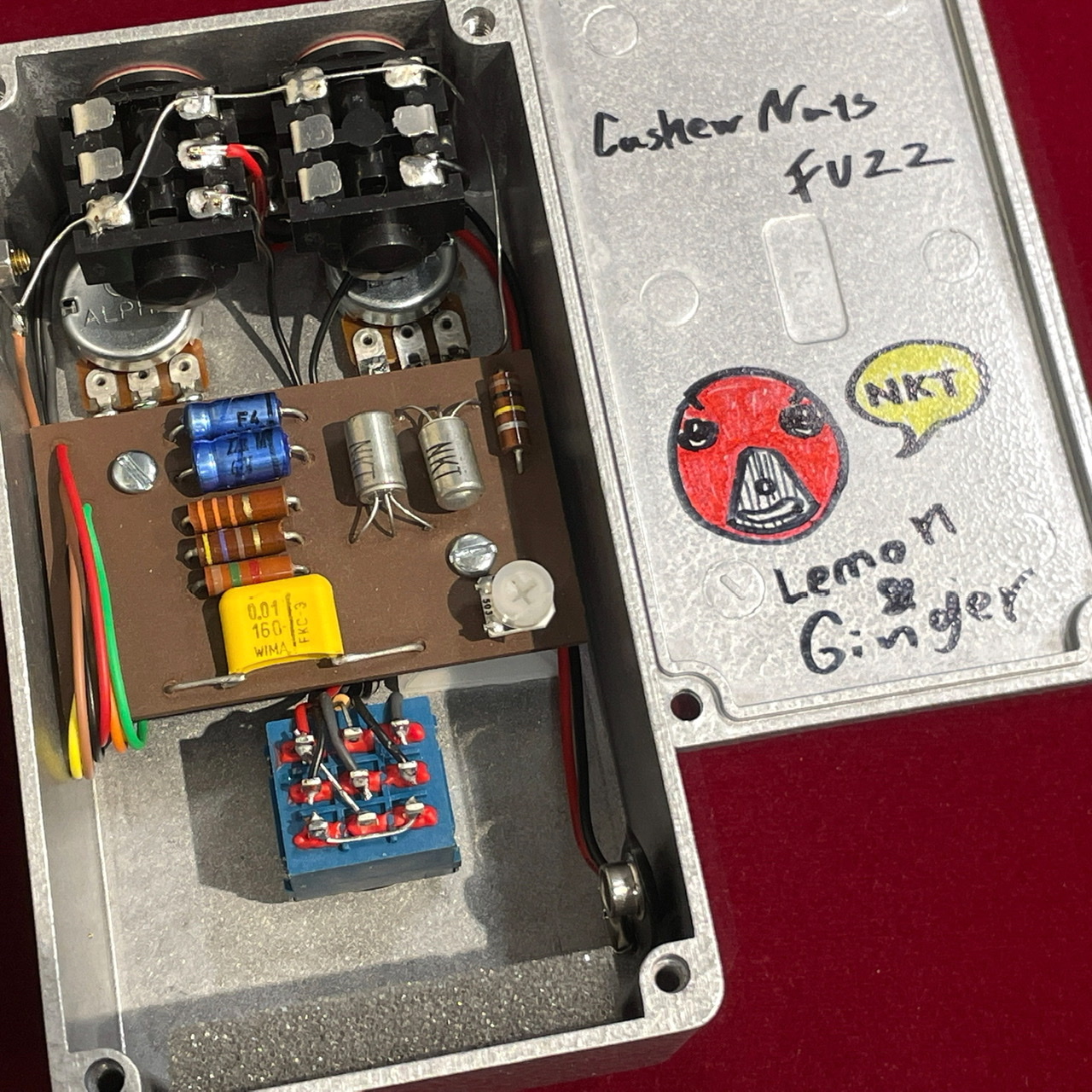 Lemon & Ginger Cashew Nuts FUZZ (NKT transistors) 