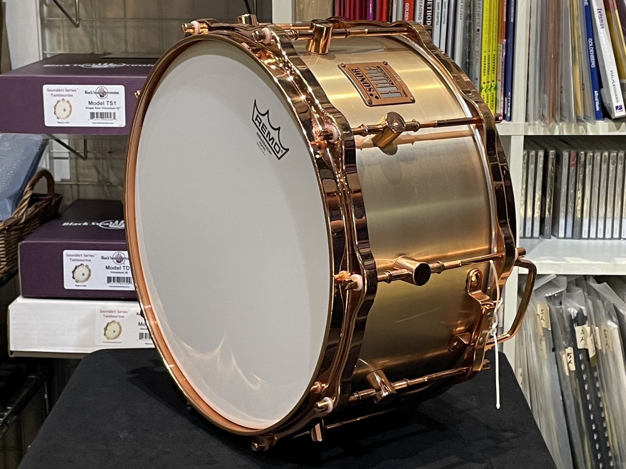 Sonor 【中古品】EHD570EX Hilite Exclusive Bell Bronze Snare Drum