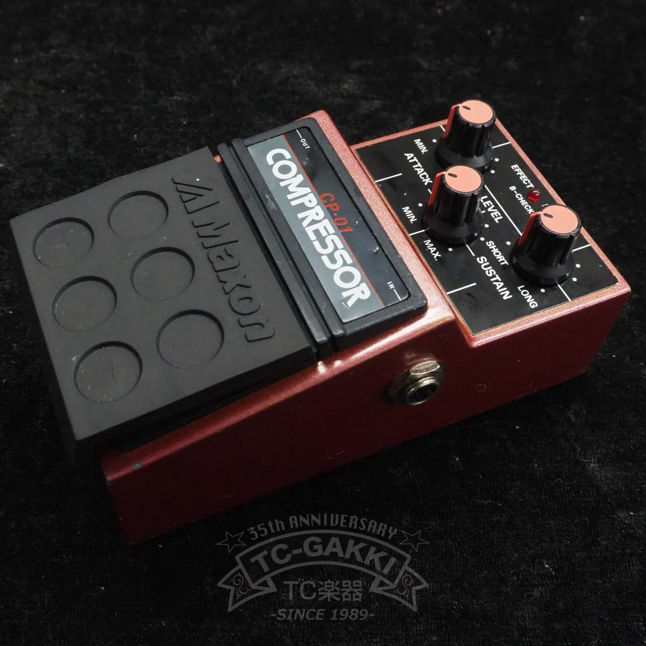 Maxon CP-01 COMPRESSOR エフェクター MAXON CP-01 Compressor Vintage Guitar Effect Pedal Tested