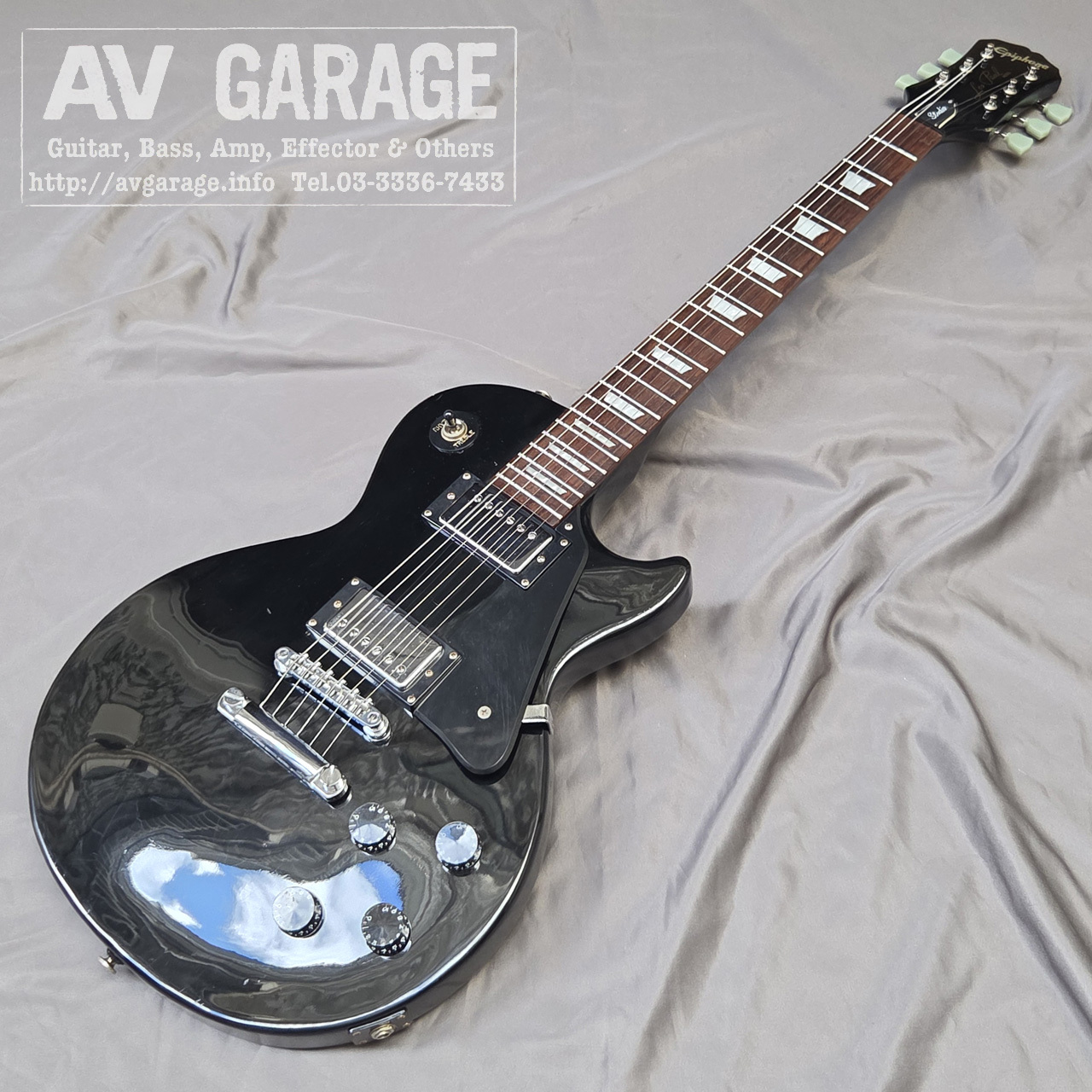 Epiphone Les Paul Studio (BLK/R) 1998年製 3.25kg（中古）【楽器検索