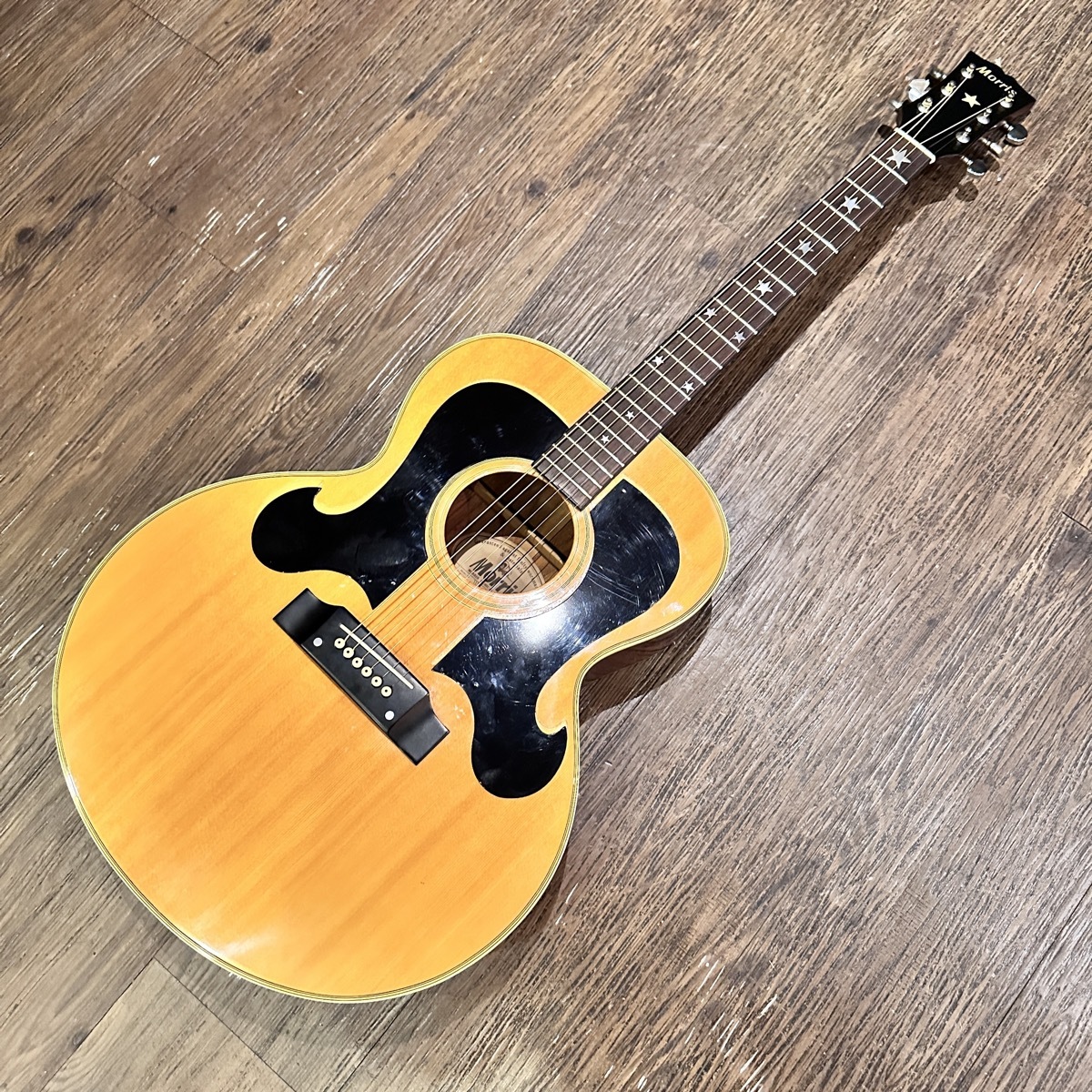 Morris アコースティックギター W-25 ジャパンビンテージ Morris Acoustic Guitar W-25 Japan Vintage 70's made Used