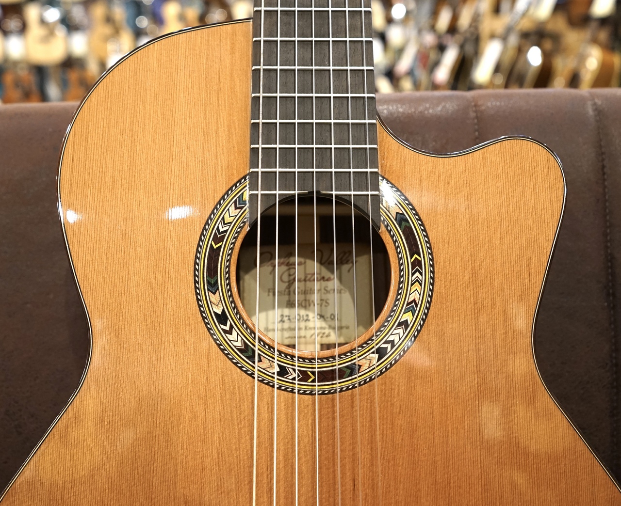 Orpheus Valley Guitars F65CW-7C 7弦 エレガット シダー単板（新品