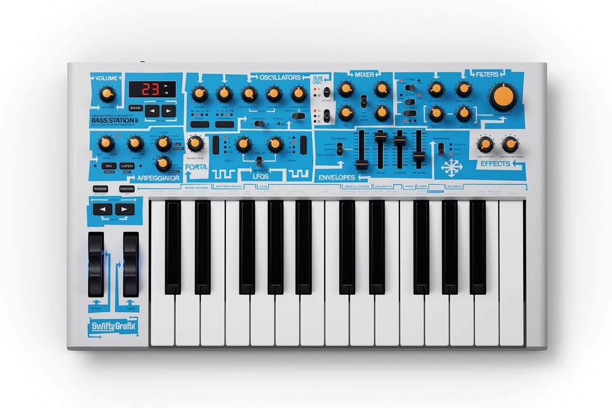 BASS STATION II Swifty Edition シンセサイザー Novation Bass Station II Swifty Edition パラフォニック・アナログ