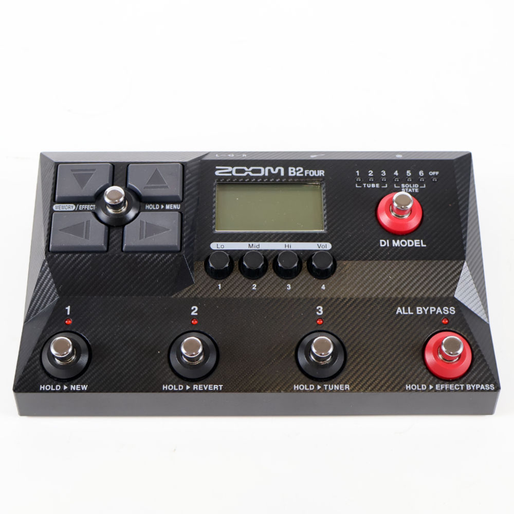 ZOOM B2 FOURマルチエフェクター中古美品 ZOOM 【中古】 ベース用マルチエフェクター ズーム ZOOM B2 FOUR