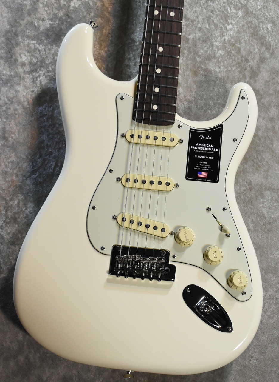 Fender AMERICAN PROFESSIONAL II STRATOCASTER MOD Olympic White