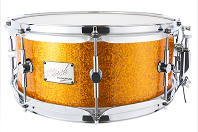 canopus Birch Snare Drum 6.5x14 Gold Spkl（新品/送料無料）【楽器